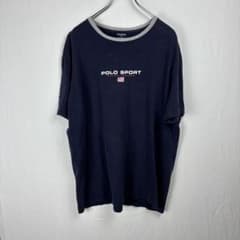 90s POLO SPORT Ralph Lauren L ネイビー リンガーのサムネイル