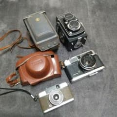 希少カメラ Yashica-Auto ヤシカオート 二眼レフ 他 3点 ジャンク