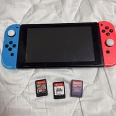 Nintendo Switch 本体 ジャンク品ソフト×3 - メルカリ