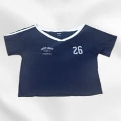 【お値下げしました】HOLLISTER 半袖 Tシャツ ネイビー Mサイズのサムネイル