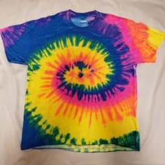 【古着】GILDAN ギルダン　タイダイ柄Tシャツ　メンズ　Xl/TG/EGのサムネイル
