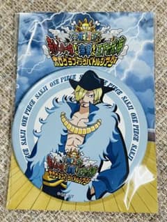 サンジ ワンピース ホログラフィックバトルシアター 缶バッジ お台場