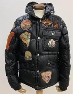 MONCLER K2 SPECIAL ワッペン ダウンジャケット ブラック - メルカリ