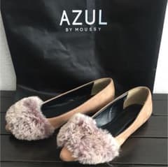 azul by moussy  エコファーフラット パンプスのサムネイル