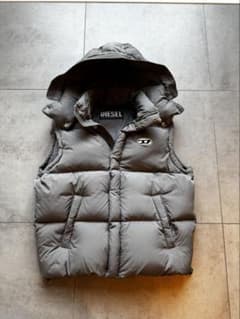 DIESEL W-ROLF-SL-NW XL グレー ダウンベスト - メルカリ