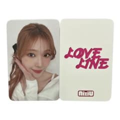 NiziU Website Official NiziU 公式　マユカ　５点セット 韓国 トレカ サノク LINE LOVE タレントカード
