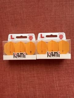 新品 KAMI オレンジ ダーツフライト 2セットのサムネイル