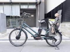 大阪府　ブリヂストン　bikke 電動アシスト自転車 チャイルドシート付 大阪府 ブリヂストン bikke 電動アシスト自転車 チャイルドシート付き