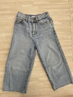ザラキッズ　デニム ワイドパンツ ジーンズ　116のサムネイル