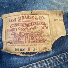 LEVI STRAUSS 501XX W34 L36 ストレートデニムUSA製のサムネイル
