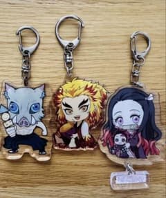 鬼滅の刃 アクリルキーホルダー 3点セットのサムネイル