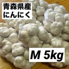 大特価】青森県産 にんにく M 5kg 福地ホワイト 免疫力アップ 激安