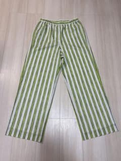 【新品】【お値下げ中】ヤマダヤ　Aga ストライプ ワイドパンツのサムネイル