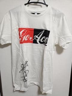 【直筆サイン】棚橋弘至 Go Ace Tシャツ ホワイト 新日本プロレスのサムネイル
