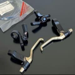 パーツ SUNTOUR XC PRO BRAKE LEVER & SHIFT LEVER NOS NEW Suntour XC PRO Brake Levers Black Mountain Bike BL