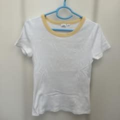GAP 半袖Tシャツ M ホワイト/イエローのサムネイル