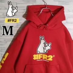 【‼️美品‼️】FR2 フロントプリント パーカー ピンク早い者勝ち！即購入可 FR2 パーカー.梅 プリント /濃ピンク/M O-22-10-13-076-ET-to-YM