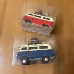 カルディ　ハンドメイド　レトロ　ミニバス　2個セットのサムネイル