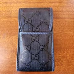 GUCCI GG柄 シガレットケース ブラックのサムネイル