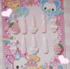 ネイルチップ　現品　地雷　量産　平成女児　サブカル ミルクのサムネイル