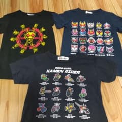 仮面ライダーTシャツ　120 　3枚セットのサムネイル