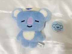 BT21 KOYA 코야 이치 반 쿠지 봉제 장난감 캔 배지 정리 판매