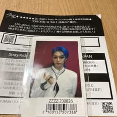 straykids スキズ フィリックス チェキ トレカ ソニミュのサムネイル