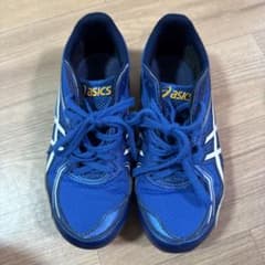 asics エフォート スパイクシューズ 青のサムネイル