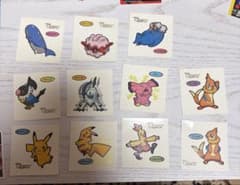 ポケモンパンシール　11枚　ピカチュウのサムネイル