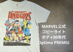 MARVEL 어벤져스 헌옷 T셔츠 M아메코미 Optima 멕시코제 링거풍
