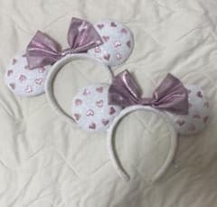 ディズニー ハート カチューシャ スパンコールのサムネイル