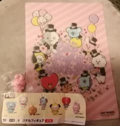 くら寿司　BT21　オリジナルフィギュア＆下敷きセットのサムネイル