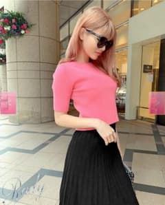 ★Rady★リブニットトップス・PINK★のサムネイル