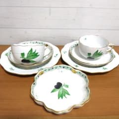HEREND ヘレンドアピシウス　スラップボウル　 2個セット　ハンガリー　レア HEREND ヘレンド アピシウスのハーブ ティーセット - メルカリ