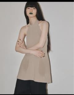 TODAYFUL Halterneck Apron Tops オリーブのサムネイル
