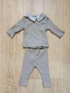 Bonpoint ベージュ 襟付き 3M セットのサムネイル