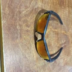 OAKLEY サングラス マットブラック オレンジミラー