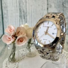 希少】BURBERRY バーバリー 腕時計 BU1852 シルバー SS - メルカリ