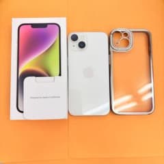 iPhone14 256GB スターライト SIMフリー 美品 ケース付き - メルカリ