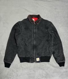 マーベル様 90sUSA Carhartt J13 BLK サンタフェジャケット 90's USA製 カーハート サンタフェジャケット ブラック 黒 鬼フェード