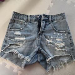 Rip Curl ダメージ加工ショートパンツ 24のサムネイル
