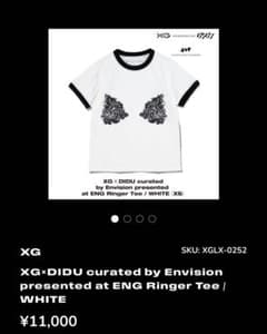 XG×DIDU Ringer Tee WHITE XG×DIDU Ringer Tee White (XS) Size - メルカリ