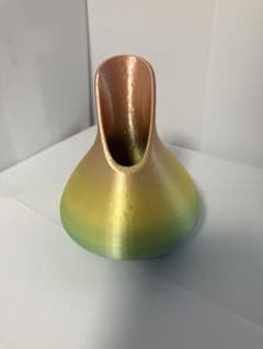 3Dプリンタ-オリジナル作品グラデーションカラー 一輪挿し 花瓶のサムネイル