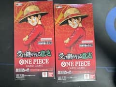 ONE PIECEカードゲーム 受け継がれる意志 2BOX 新品未開封テープ付きのサムネイル
