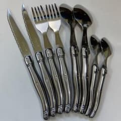 ラギオール LAGUIOLE カトラリー 8本セット ステンレス 刻印入 - メルカリ