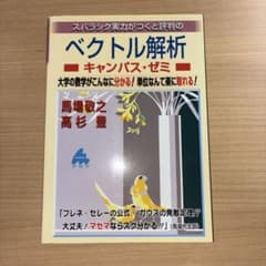 スバラシク実力がつくと評判のベクトル解析キャンパス・ゼミのサムネイル