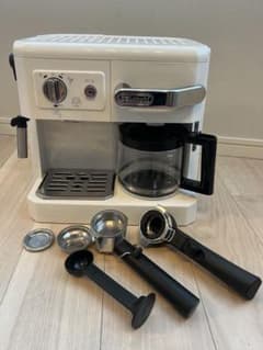 洗浄済み】デロンギ コンビコーヒーメーカー BCO410J-W ホワイト