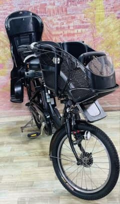 ZK4393 電動自転車 ブリヂストン アンジェリーノ 子供乗せ 20インチ