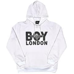 BOY LONDON ボーイロンドン プルオーバーパーカー ホワイト M - メルカリ