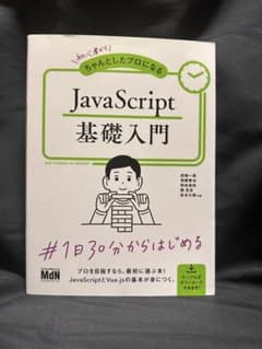 初心者からちゃんとしたプロになる JavaScript基礎入門のサムネイル